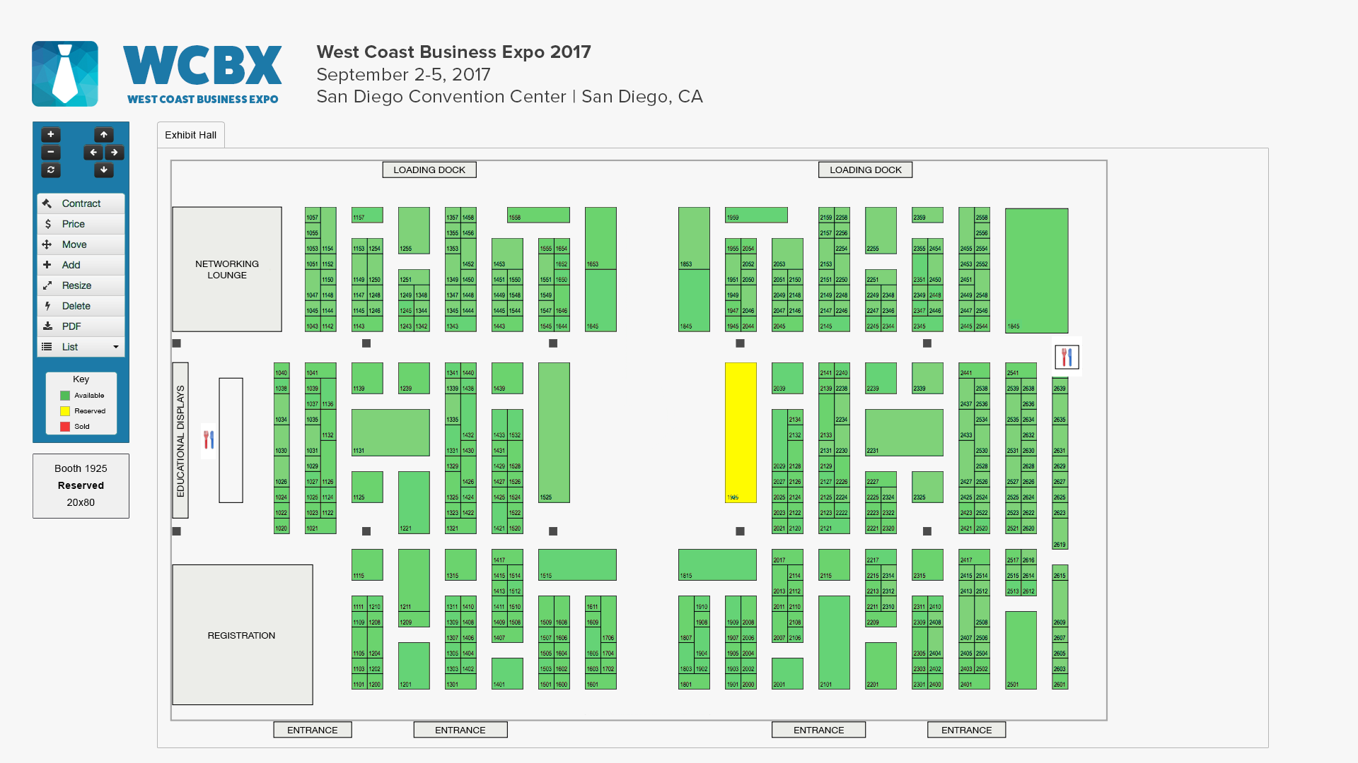 Booth Management, Interactive Floor Maps & Exhibitor Portal CTE