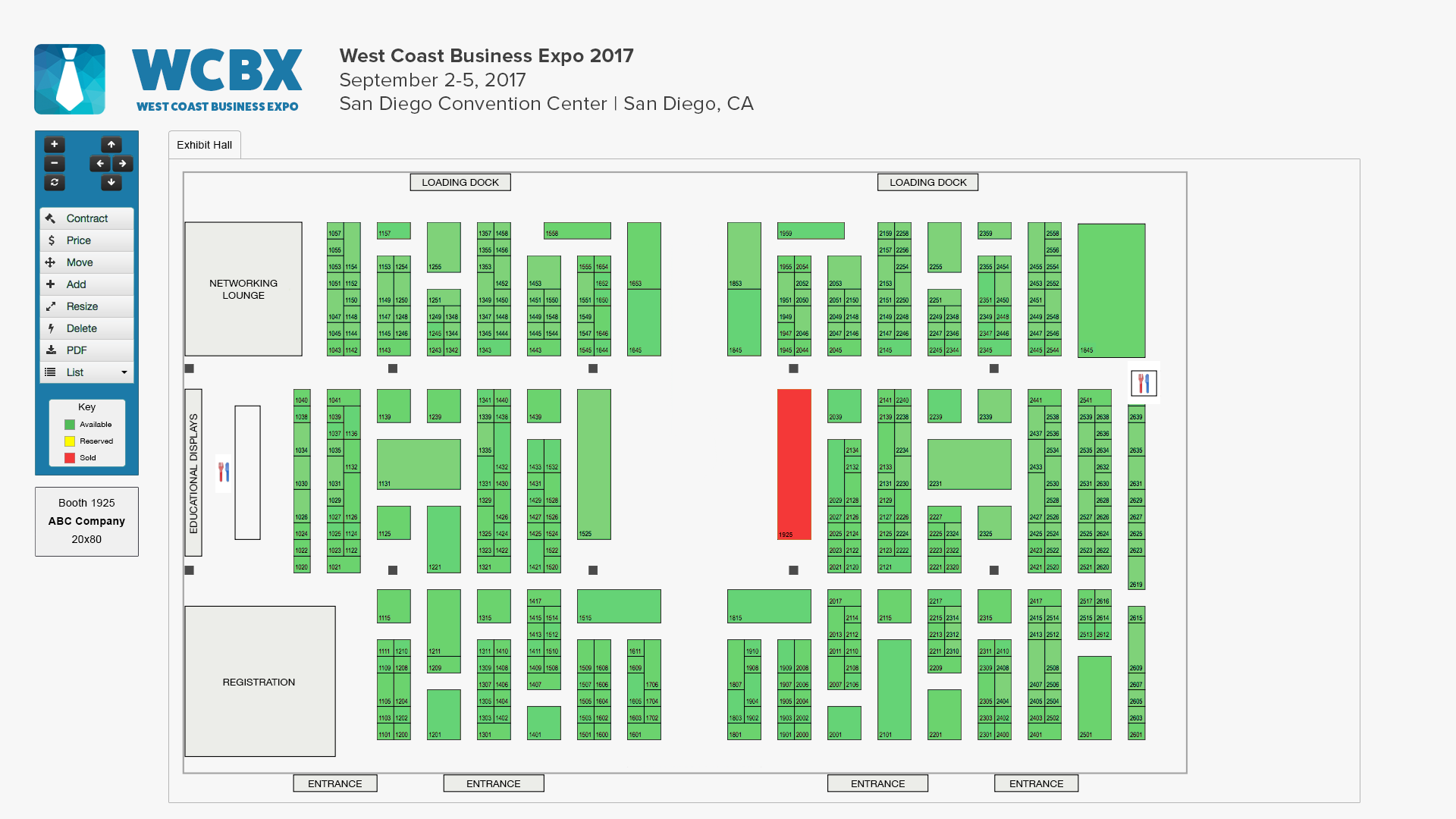 Booth Management, Interactive Floor Maps & Exhibitor Portal CTE
